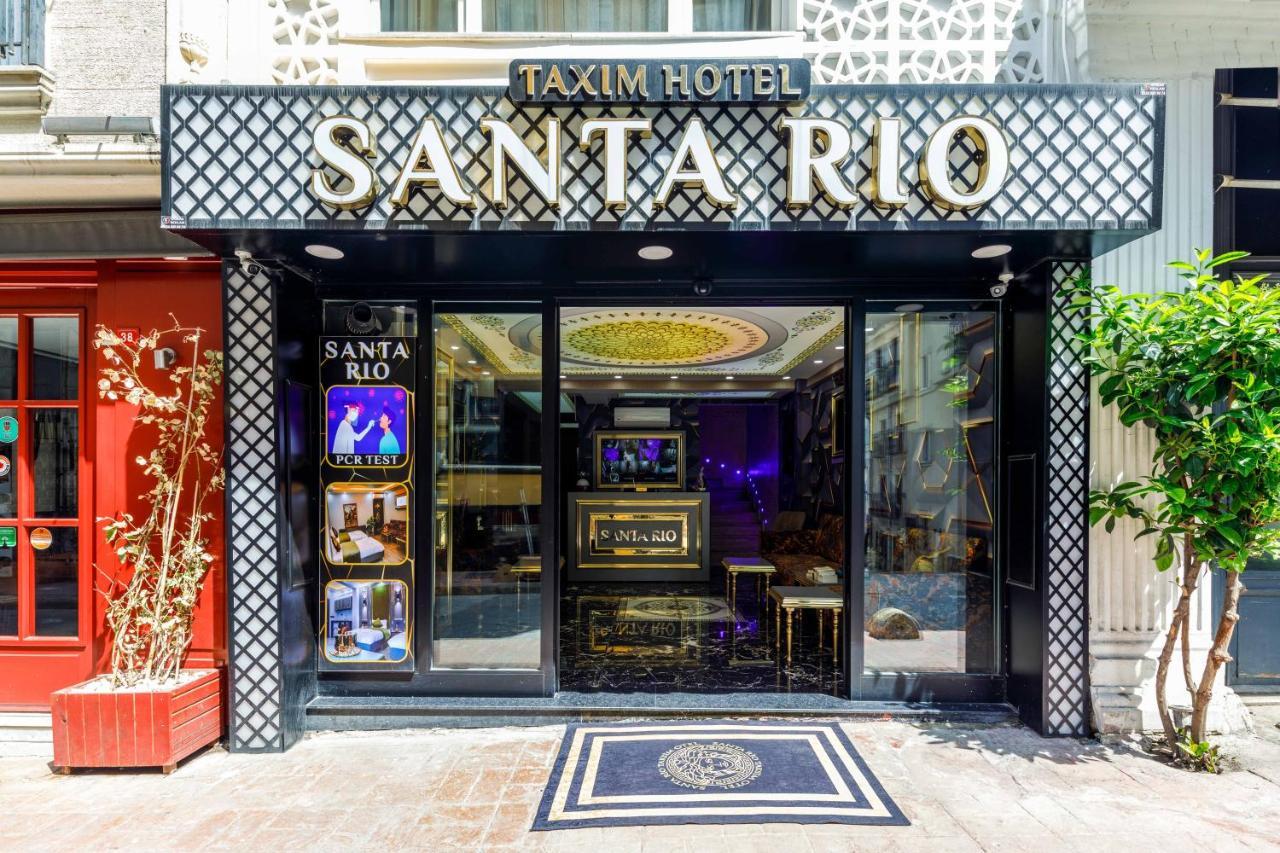 Hotel Santa Rio Taxim Provincia di Provincia di Istanbul Esterno foto