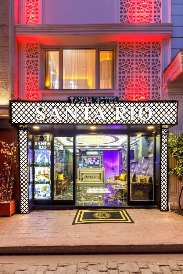 Hotel Santa Rio Taxim Provincia di Provincia di Istanbul Esterno foto