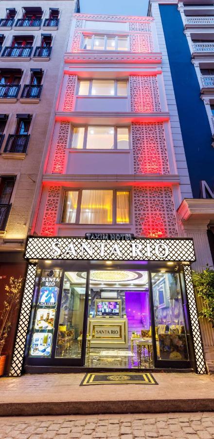 Hotel Santa Rio Taxim Provincia di Provincia di Istanbul Esterno foto