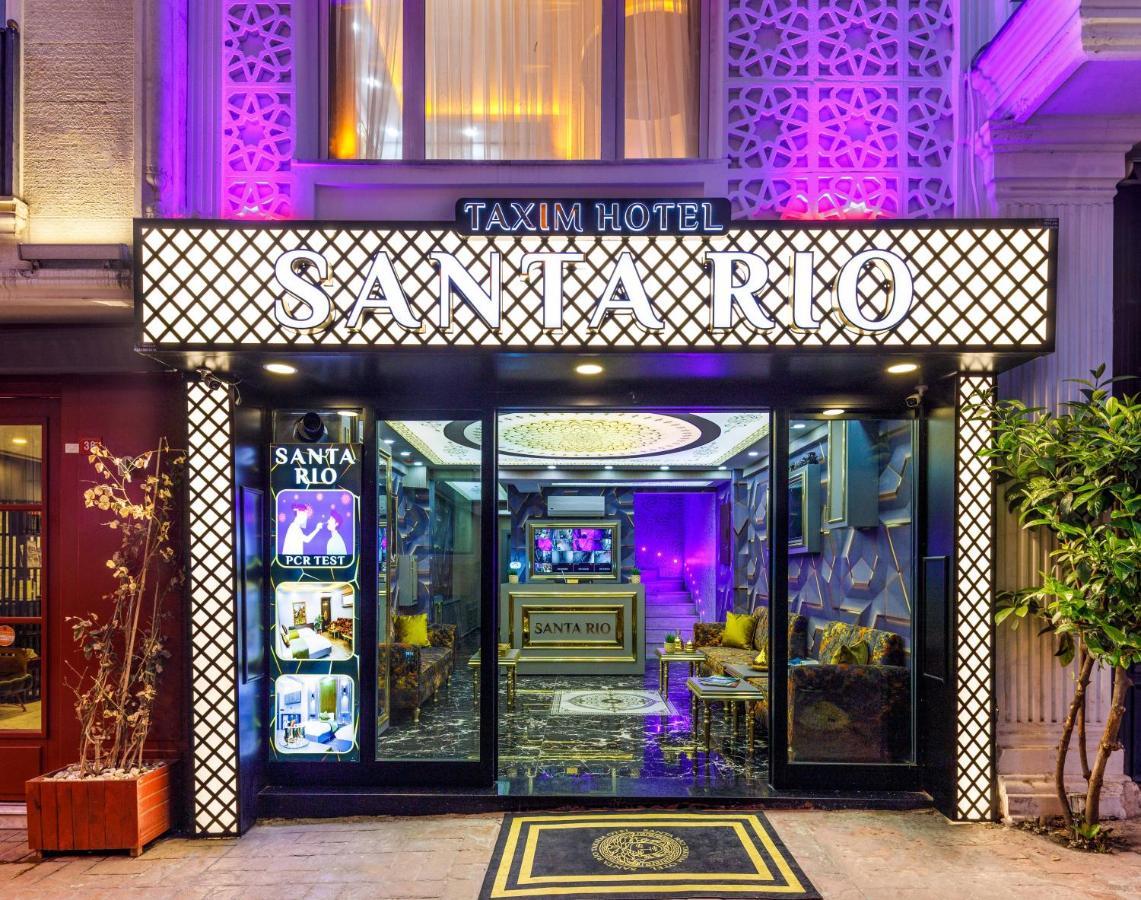 Hotel Santa Rio Taxim Provincia di Provincia di Istanbul Esterno foto